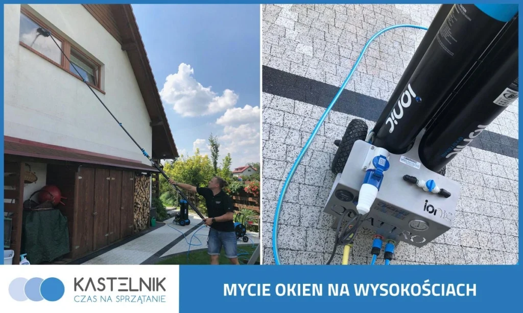 Mycie okien wodą zdemineralizowaną. Usługi mycia powierzchni szklanych